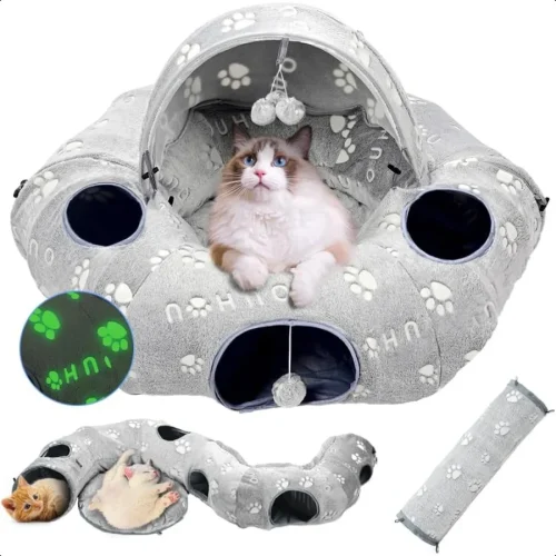 Cat Tunnel Bed Cat Tunnels for Indoor Cats